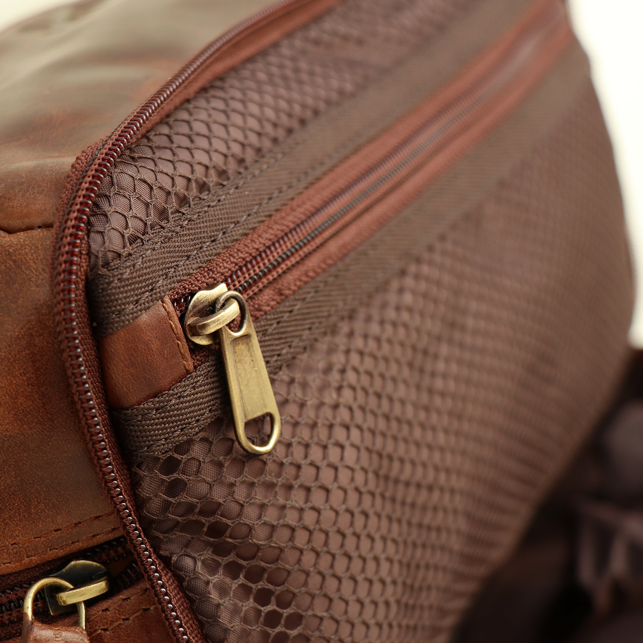 SID & VAIN® borsa toiletry vera pelle vintage ALEX grande borsetta necessaire Toilette pochette beauty case da Viaggio uomo marrone prodotto artigianale