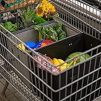 Vista 8 de BAG-THAT! Paquete de 4 bolsas reutilizables para comestibles, bolsas de compras, bolsa tote, caja grande, extra resistente, bolsa para comestibles