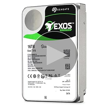 Amazon | シーゲイト HDD 16TB Exos X16,3.5インチ