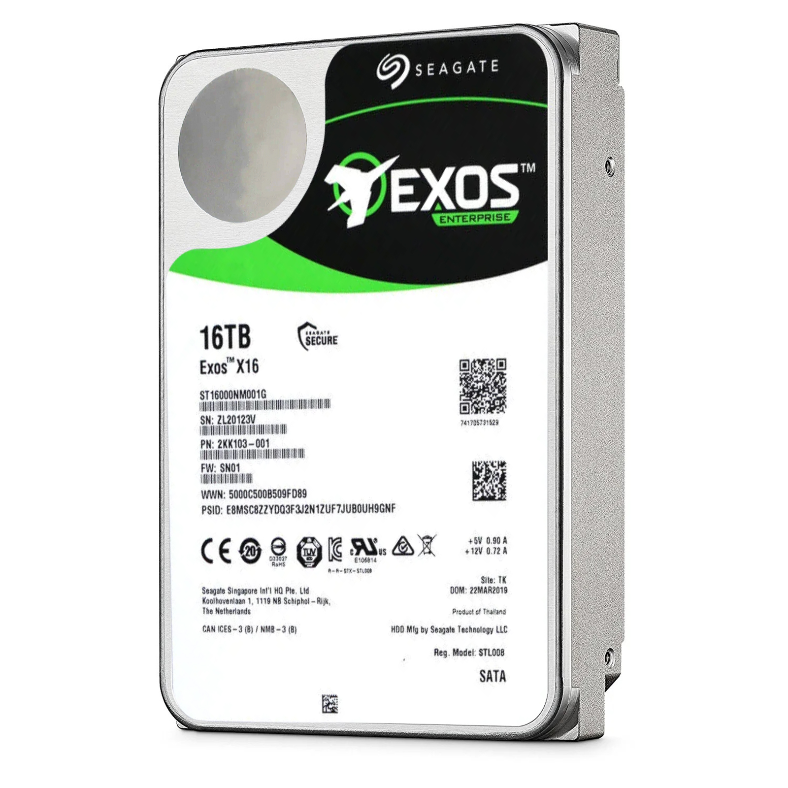 外付けハードディスク・ドライブ Seagate Exos X16 14TB HDD 外付けハードディスク・ドライブ Seagate Exos X16 14TB HDD