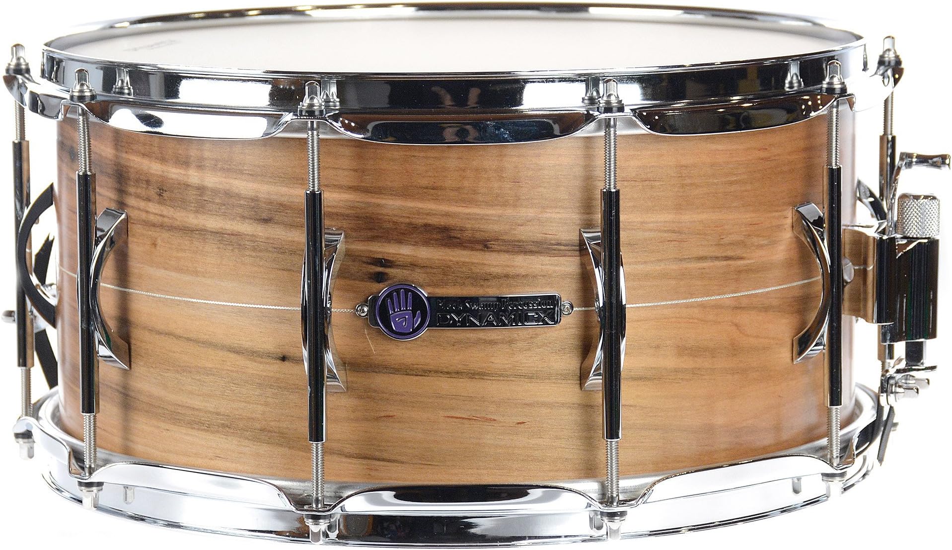 Dynamicx 7 x 14 Ambrosia Maple Snare Drum w/ 2.3mm Hoops