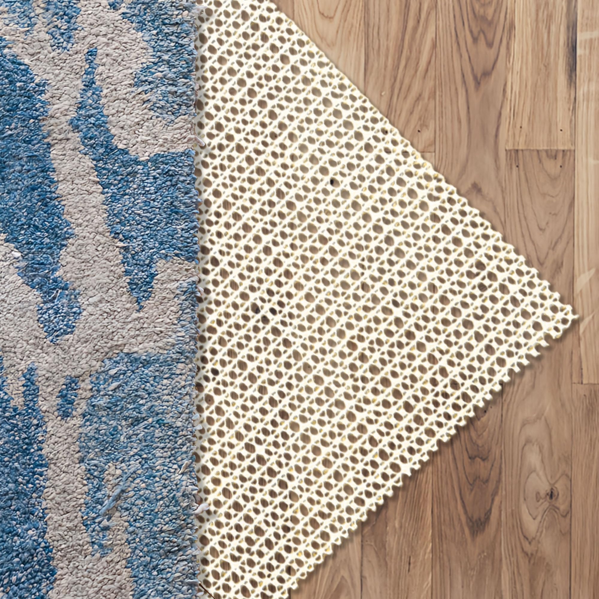 Rete Antiscivolo 170 x 220 cm Rivestimento Antiscivolo Tappeto Multiuso Multiuso per Cassetti in Moquette Sottotappeto, bianco