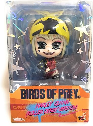 Miniatura 2 de Hot Toys Harley Quinn (versión Roller Derby) Figura coleccionable Serie Cosbaby - Aves de presa ~ Margot Robbie HT905791