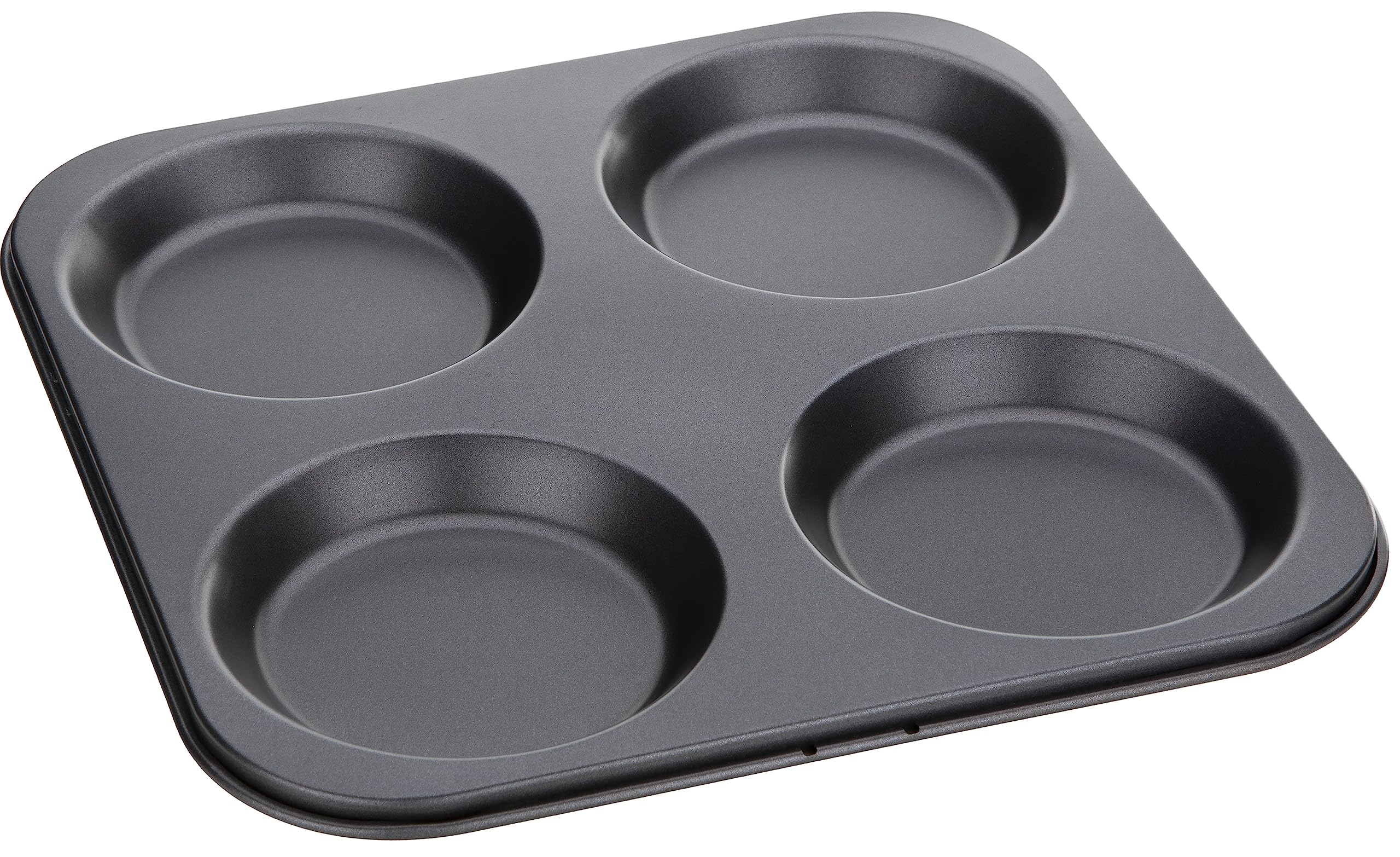 Jocbinltd 5501 4 Cup Yorkshire Pudding Tray, Black