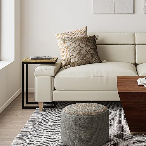 Miniatura 2 de SIMPLIHOME Davisville - Mesa auxiliar rectangular estilo bohemio C de madera maciza de mango de 11 pulgadas de ancho, totalmente montada para sala