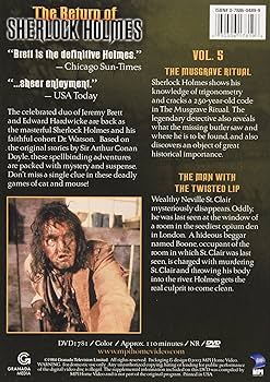 (未使用･未開封品)Return of Sherlock Holmes 5: Musgrave &amp; Man [DVD] Amazon.com: The Return of Sherlock Holmes, Vol. 5 - The