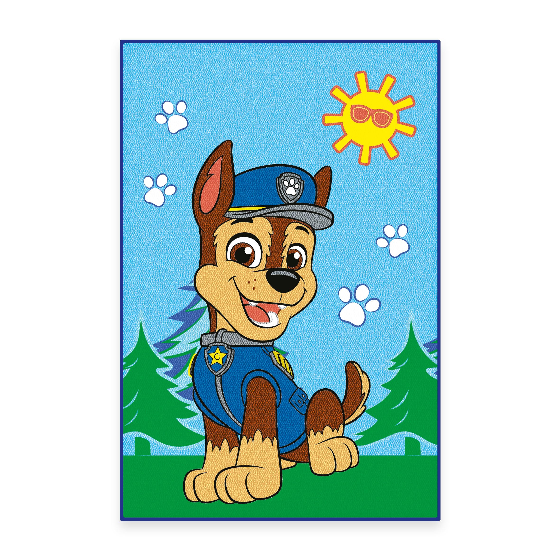 Herding Design 1 Paw Patrol Rug Size Approx. 50 X 75 Cm Front 100% Polyamide