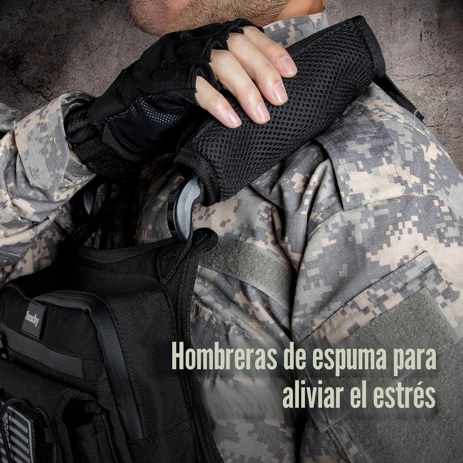 Jueachy Táctico Chaleco Runing Hombre: Chaleco Reflectante Rápida Liberación - Bolsa de Pecho Multifuncional Mochila Hidratación Running Vest para Correr Entrenamiento Senderismo Ciclismo