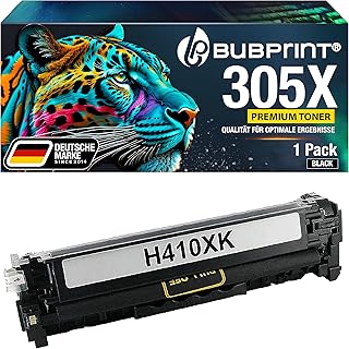 Bubprint Toner Compatible to Replace HP 305X CE410X for Laserjet Pro 400 Color M451dn M451dw M451nw MFP M475dn M475dw Pro 300 Color M351A MFP M375nw 305A CE410A Black
