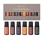 Folkulture Essential Oils for Diffuser | Essential Oils Set of 6 Fragrances | Diffuser Oils Scents for Home | Diffuser Essential Oil | Orchid Oud, Rose Oud for Gifts for her
