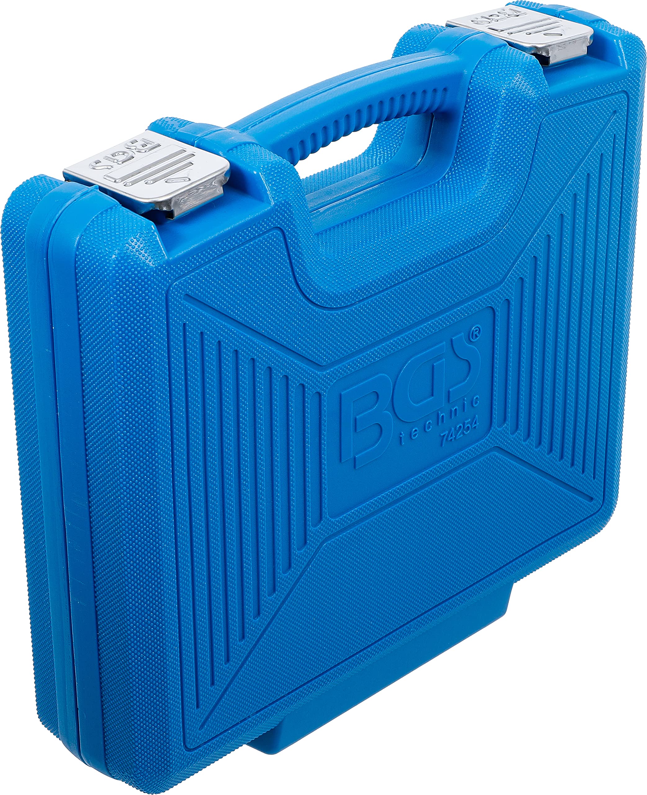 BGS 74254 | Juego de vasos de impacto con protector de plástico | entrada 12,5 mm (1/2") | 15-27 mm y tornillos especiales para ruedas | 11 piezas | Accionamiento cuadrado interior 12,5 mm (1/2") | 11 piezas. | para llave manual y de impacto | acero al cr