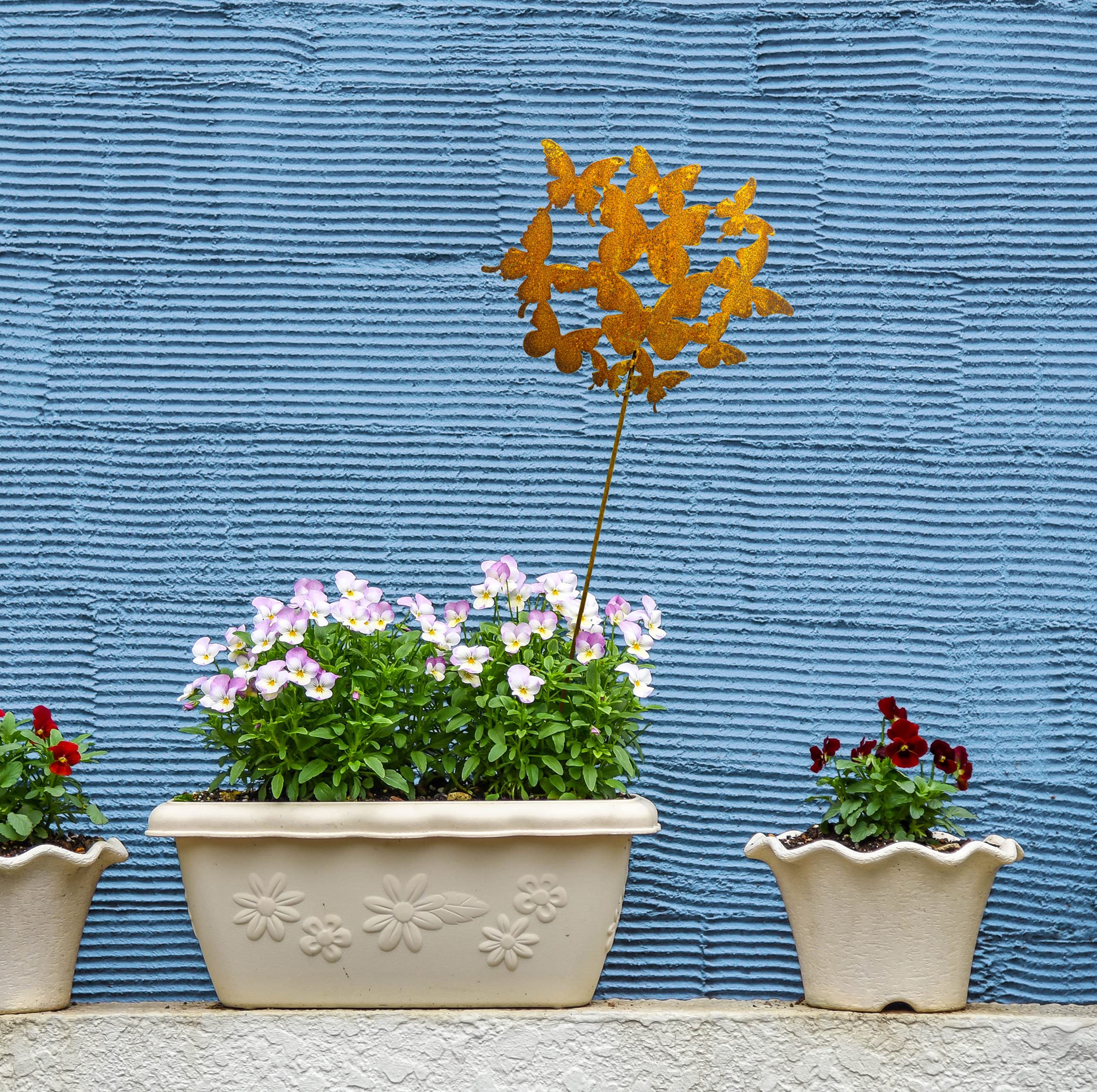 Blümelhuber Butterfly Garden Decoration Rust - Butterfly Garden Decoration Figures - Decorative Spring - Metal Decoration - Image 3