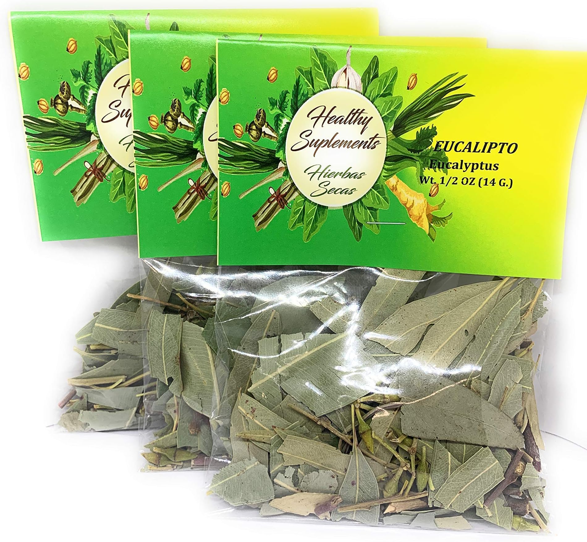 Eucalypto Hierba/Tea 14 g E/A(4 pack)+2extra bag(total 2 onz)