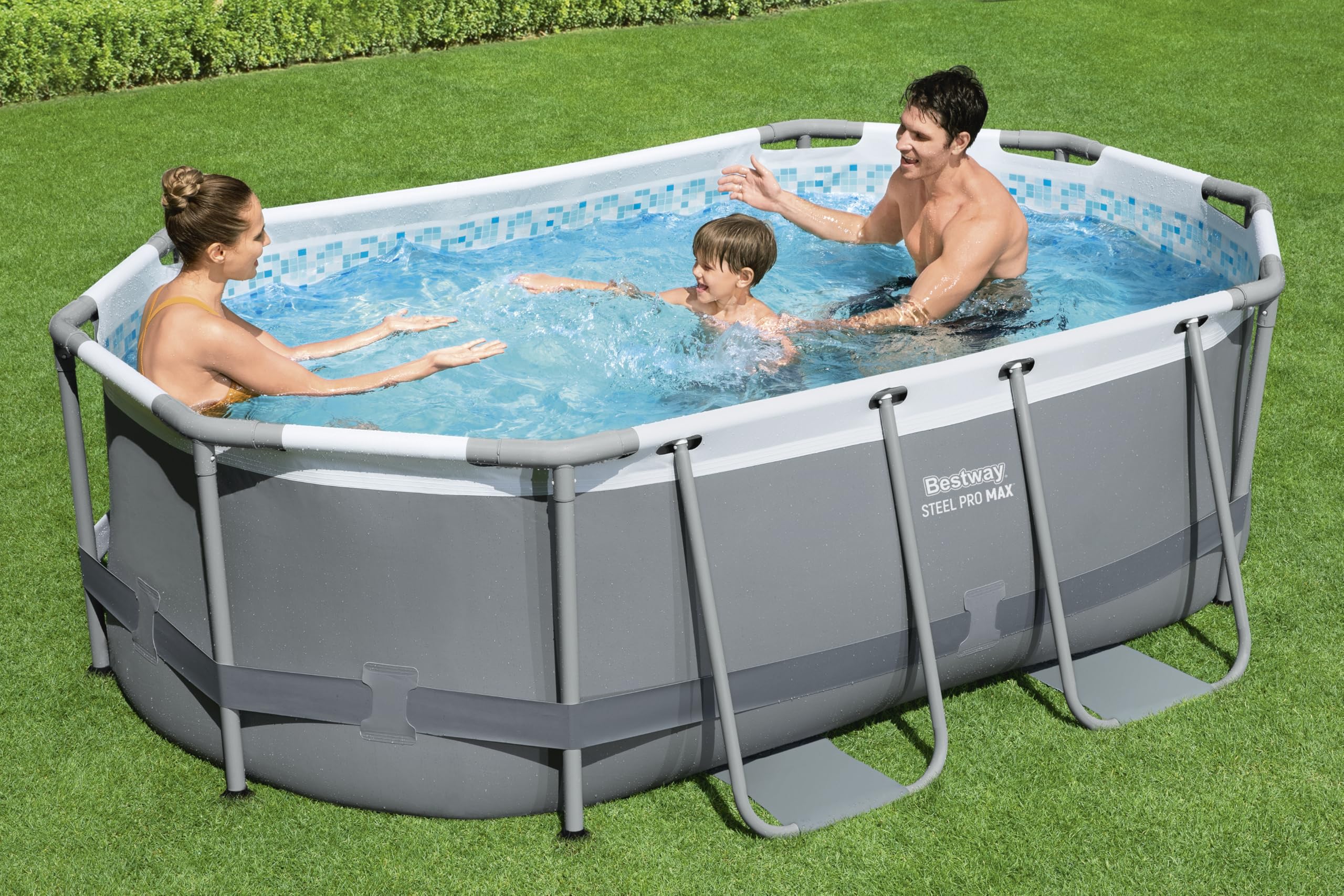 Bestway Oval Pool Set 10 ft x 6 ft 7 Zoll x 33 Zoll