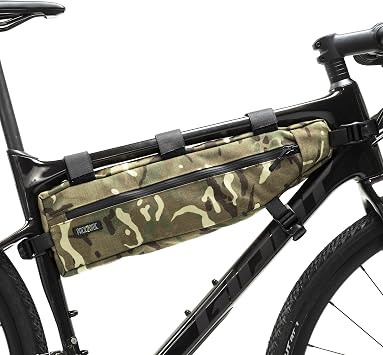 PACK2RIDE INNA M Kadro  st  Bikepacking Bisiklet  antas - Depolama - Su Ge irmez Kuma  - El Yap m -Geni  Hacimli -Da , ehir, Tur, Yol, Gravel Bisikletlerine Uygun-Fonksiyonel 4,5L Kamuflaj