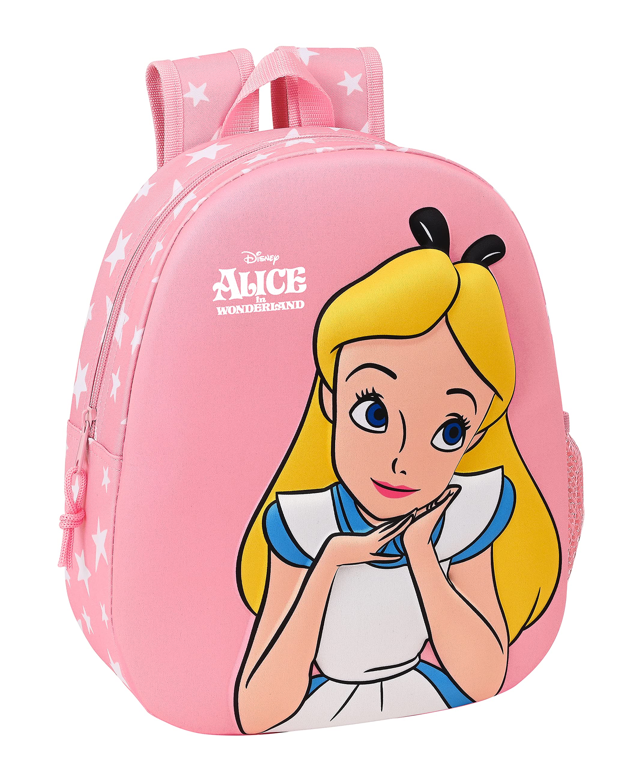 Safta Mochila con Diseño 3D y Carro Safta 705 de Alicia en el País de las Maravillas