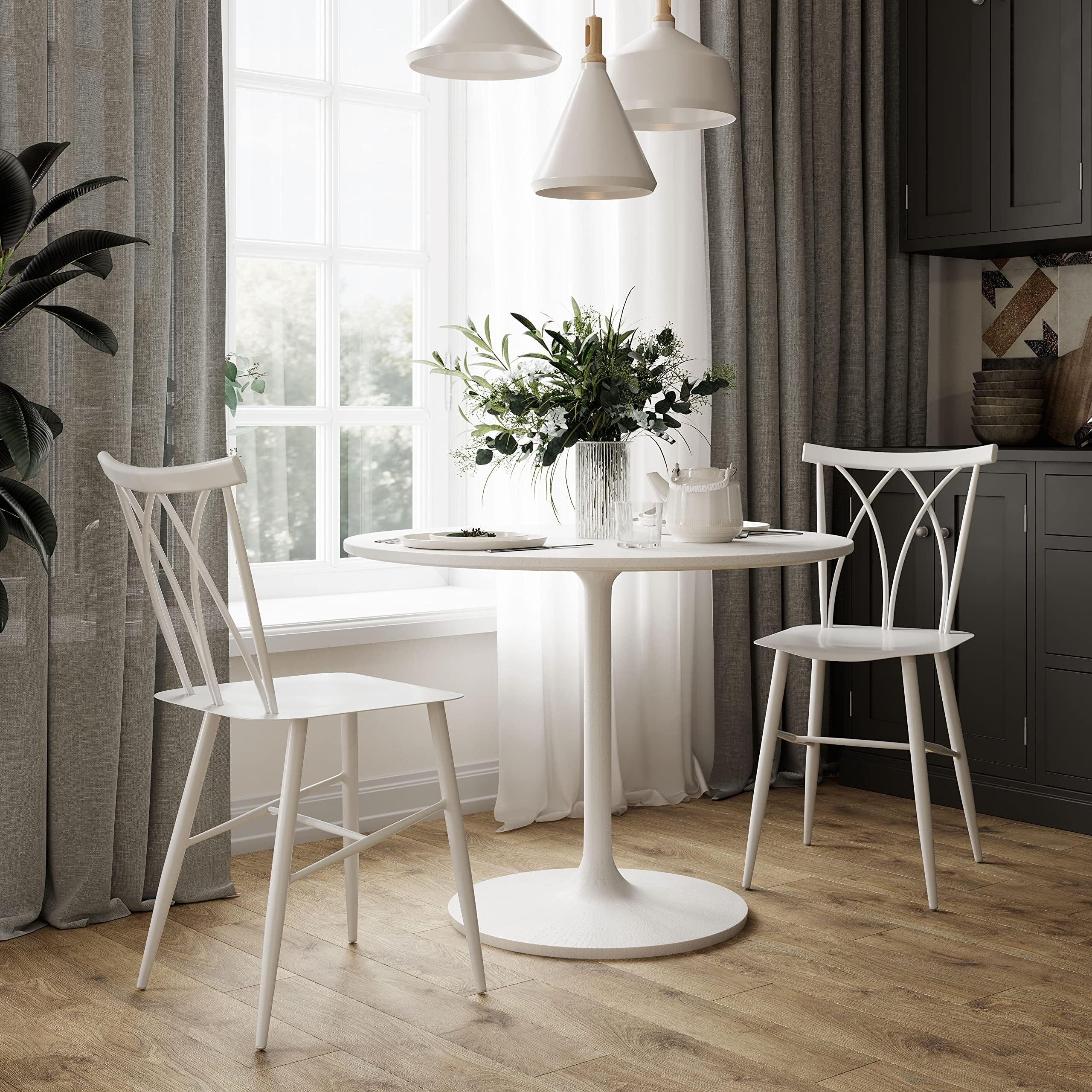 LifeStyle SolutionsAmora Dining Chairs, White