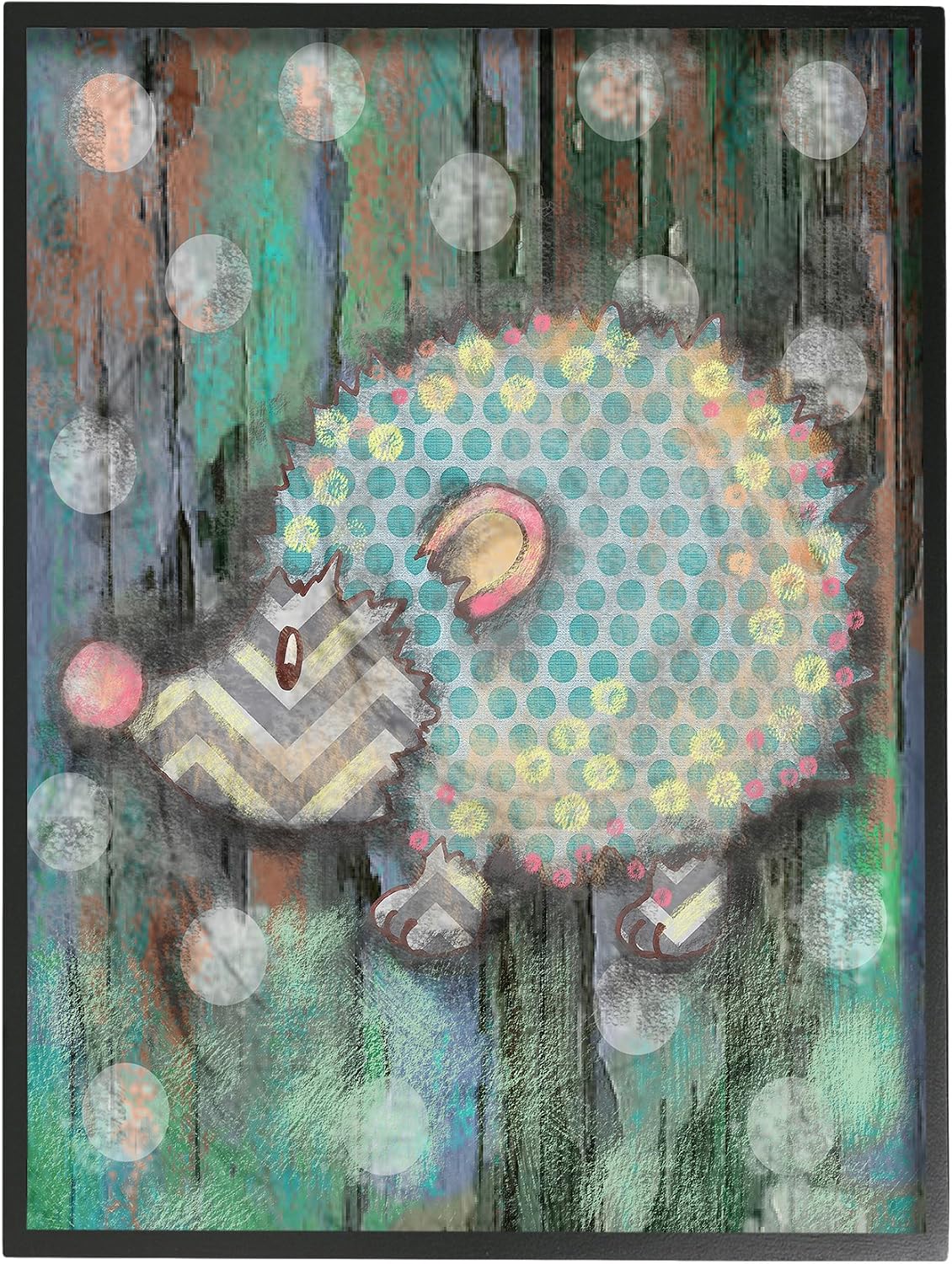 The Kids Room by Stupell Distressed Woodland Porcupine Wall Plaque, 24 x 30