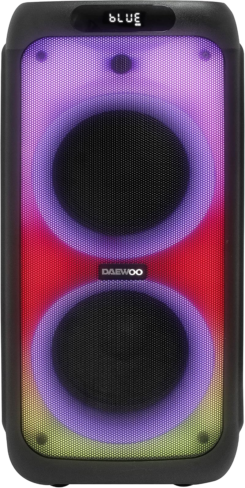 Caixa de Som Portátil Partybox 2000, Modelo DW2000, Conexão Bluetooth Versão 5.0, Cor Preta, Daewoo.