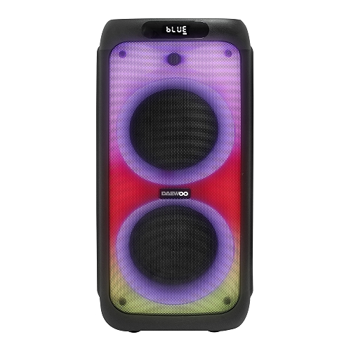Caixa de Som Portátil Partybox 2000, Modelo DW2000, Conexão Bluetooth Versão 5.0, Cor Preta, Daewoo.