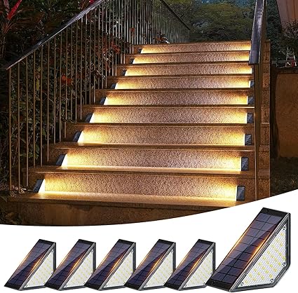 Solarlampen für Stufen und Treppen, Außen