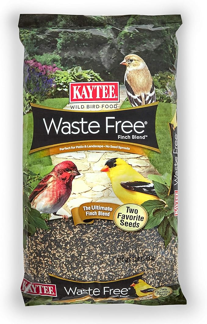 Kaytee Waste Free Finch Bird Seed Blend, 8Pound Amazon.ca Patio