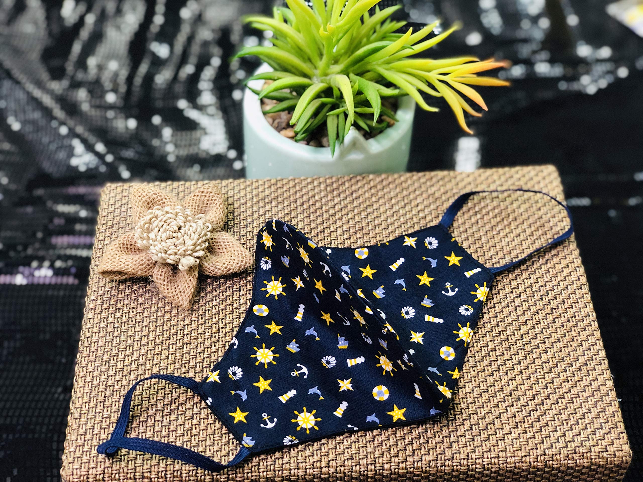 ShopAIS3 Layered Cotton Dustproof /Printed Reusable Washable Face Mask - Pack of 10