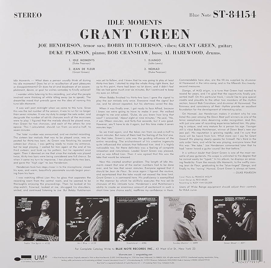 Amazon | Idle Moments [12 inch Analog] | Grant Green