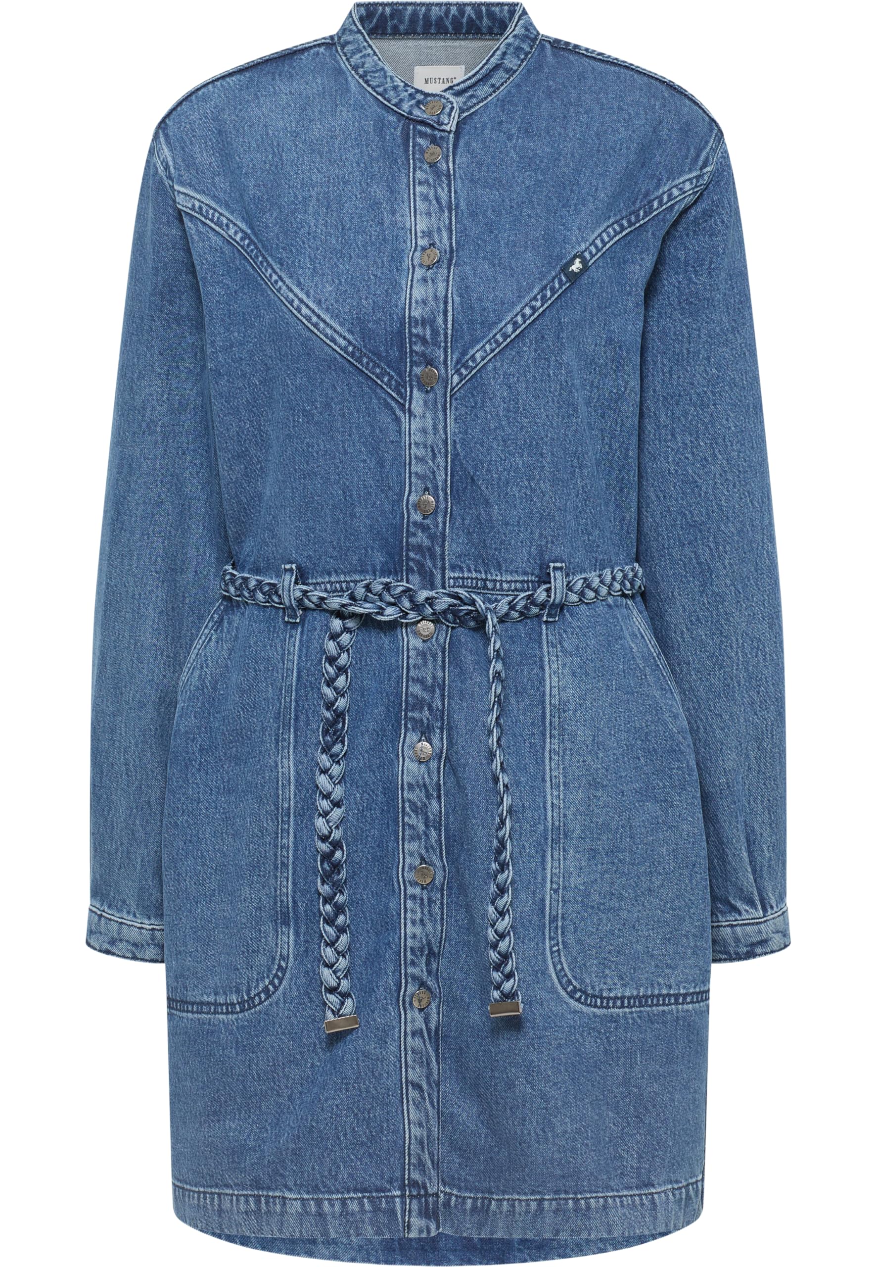 MUSTANG Style Paola Vestido, Azul Medio 500, 42 para Mujer