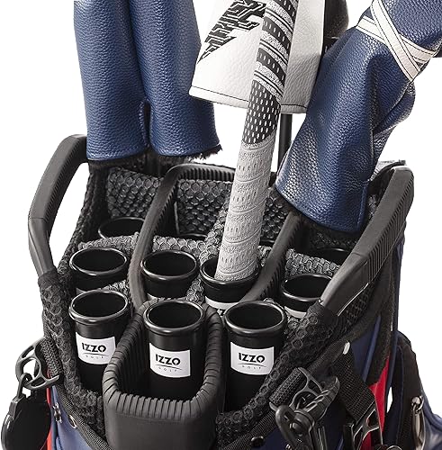 Miniatura 4 de IZZO Tubo de golf de plástico negro para palos de golf