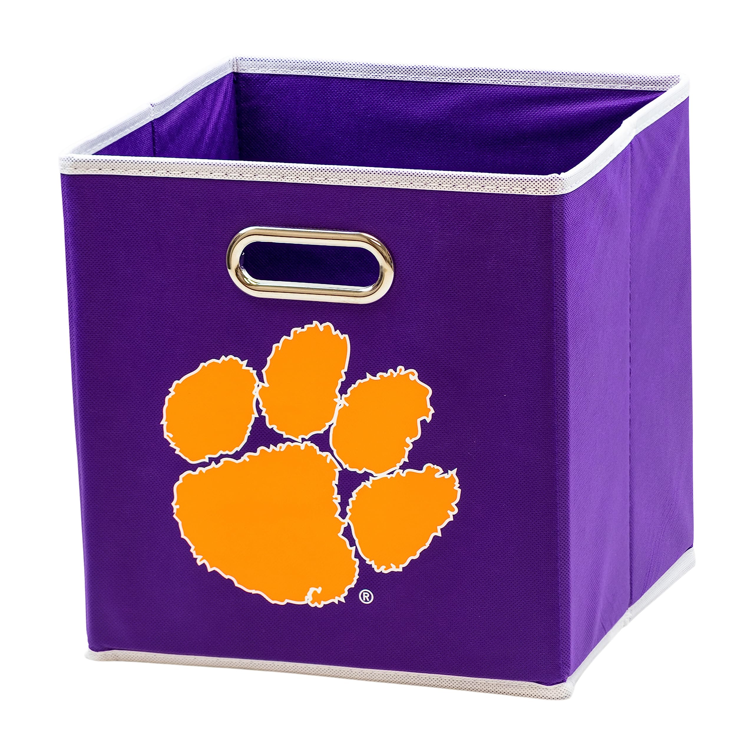 Franklin Sports NCAA College Team Fabric Storage Cubes Made to Fit Storage Bin Organizers