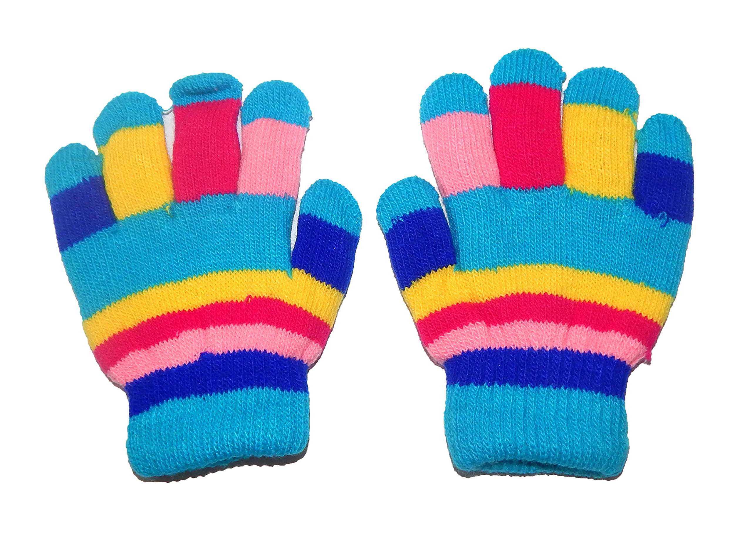 Kid's Woollen Hand Gloves (Multicolour, 4-6 Years)-image-1