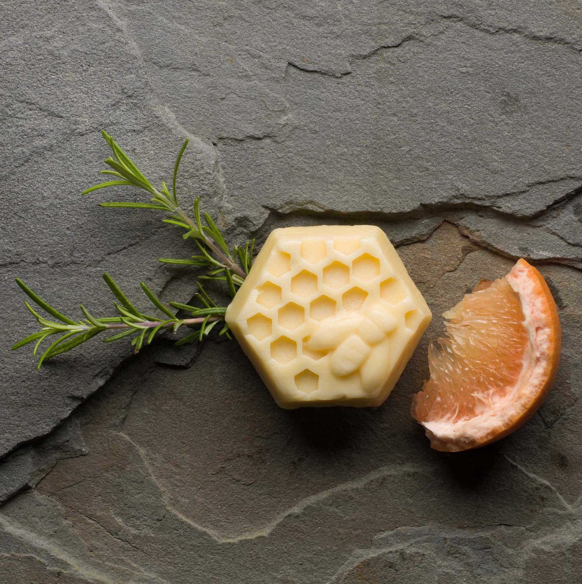 Grapefruit & Rosemary Conditioner Bar with Quinoa Protein & Mango Butter