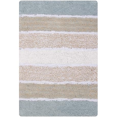 Threshold Quilted Stripe Luxury Bath Rug Set