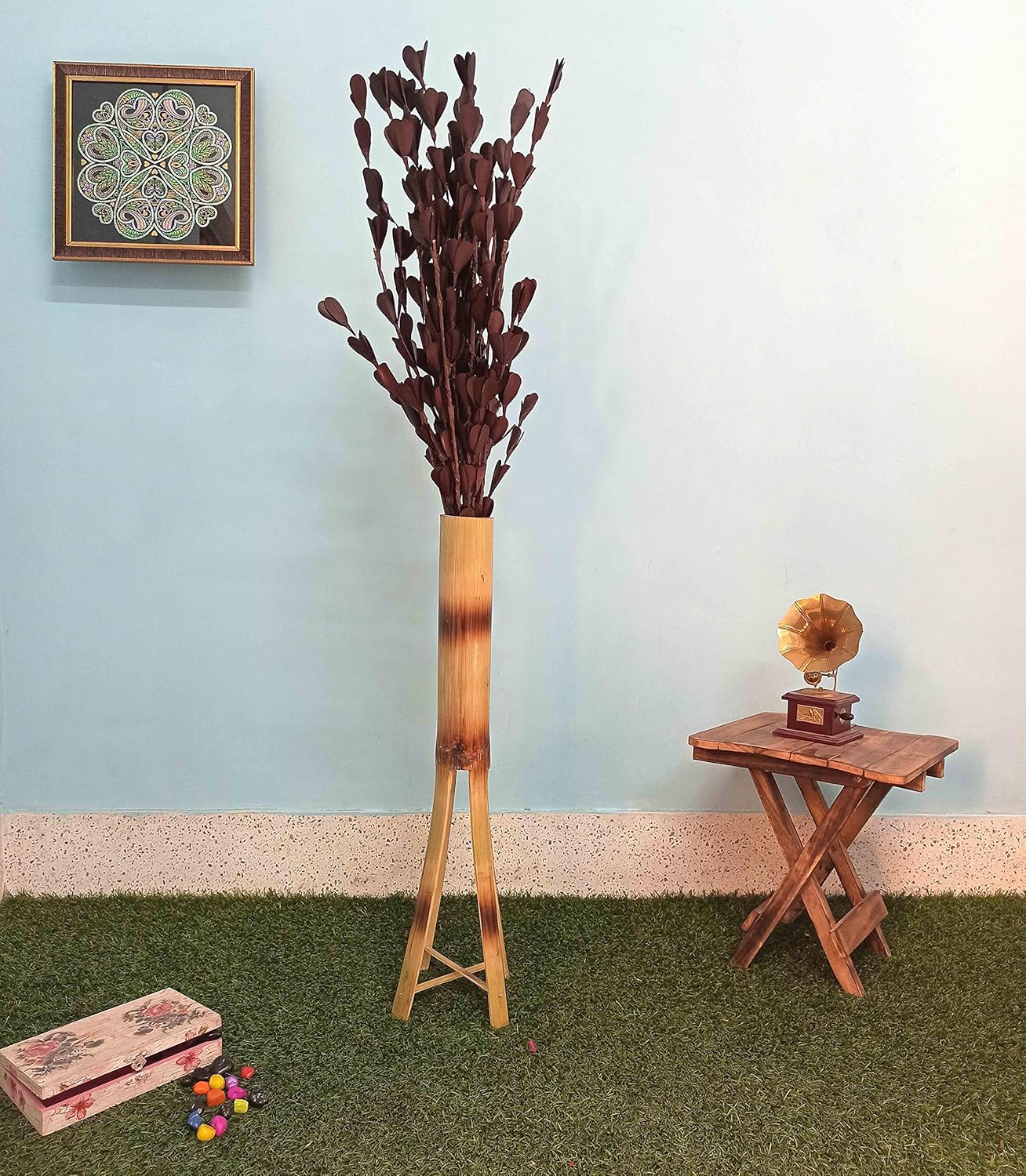 Buy Palesaa Artificial Flora Brown Tulip Sellown Handmade Dry Flower