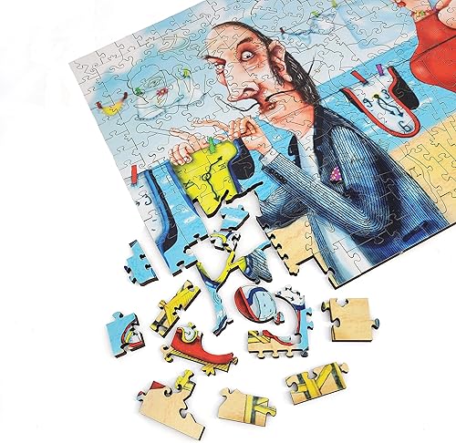 Miniatura 6 de FoxSmartBox - Rompecabezas de madera para adultos, piezas de forma única, fabricado en los Estados Unidos por FoxSmartBox - 305 piezas - Relojes de