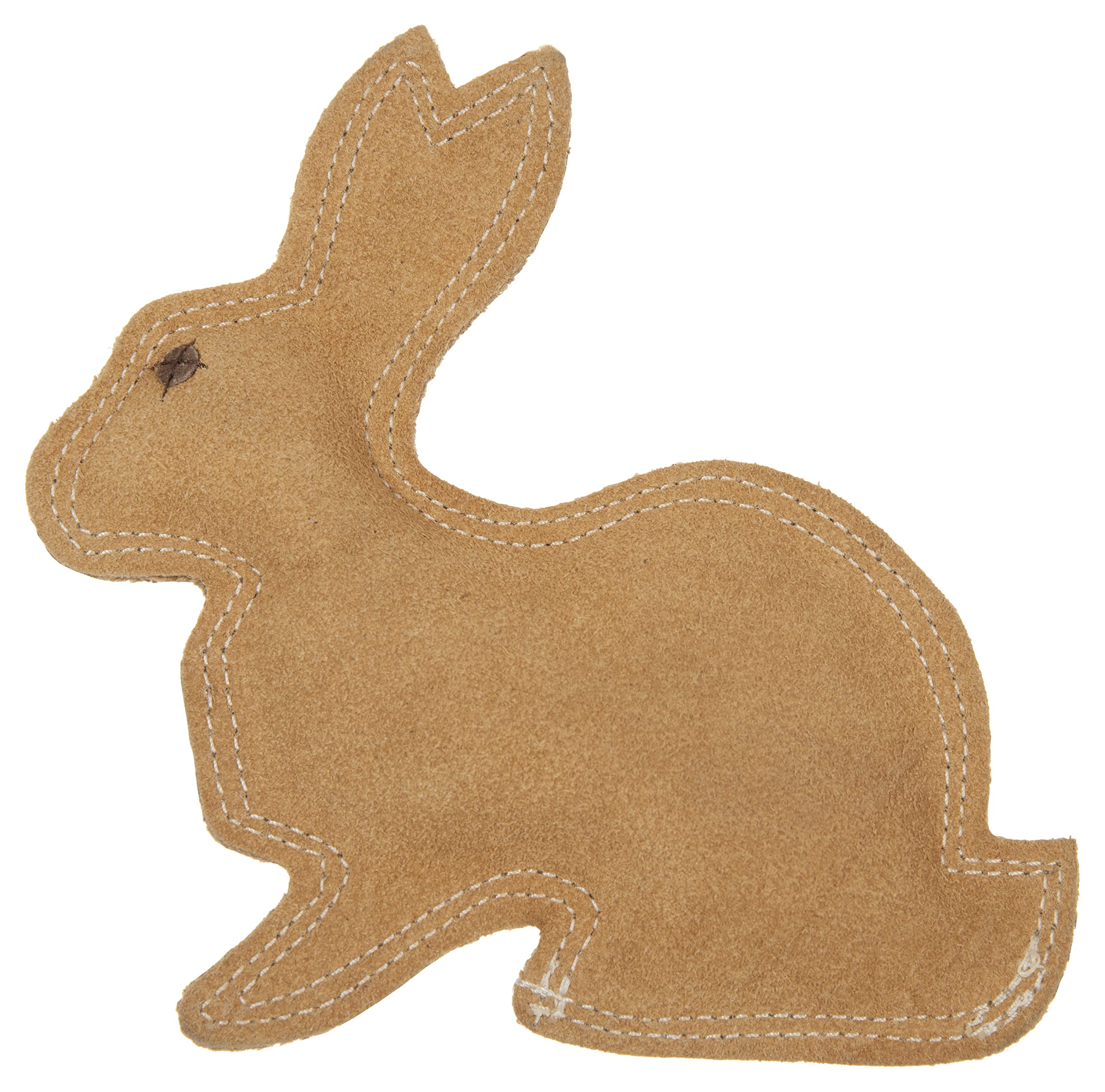 Pet Me Chew Toy Teething Toys for Puppies Leather Rabbit Toy with Double Stiching and Coconut Fibre Filling for Chewing and Teeth Cleaning (B09TLFWGRZ) Amazon Price History, Amazon Price Tracker