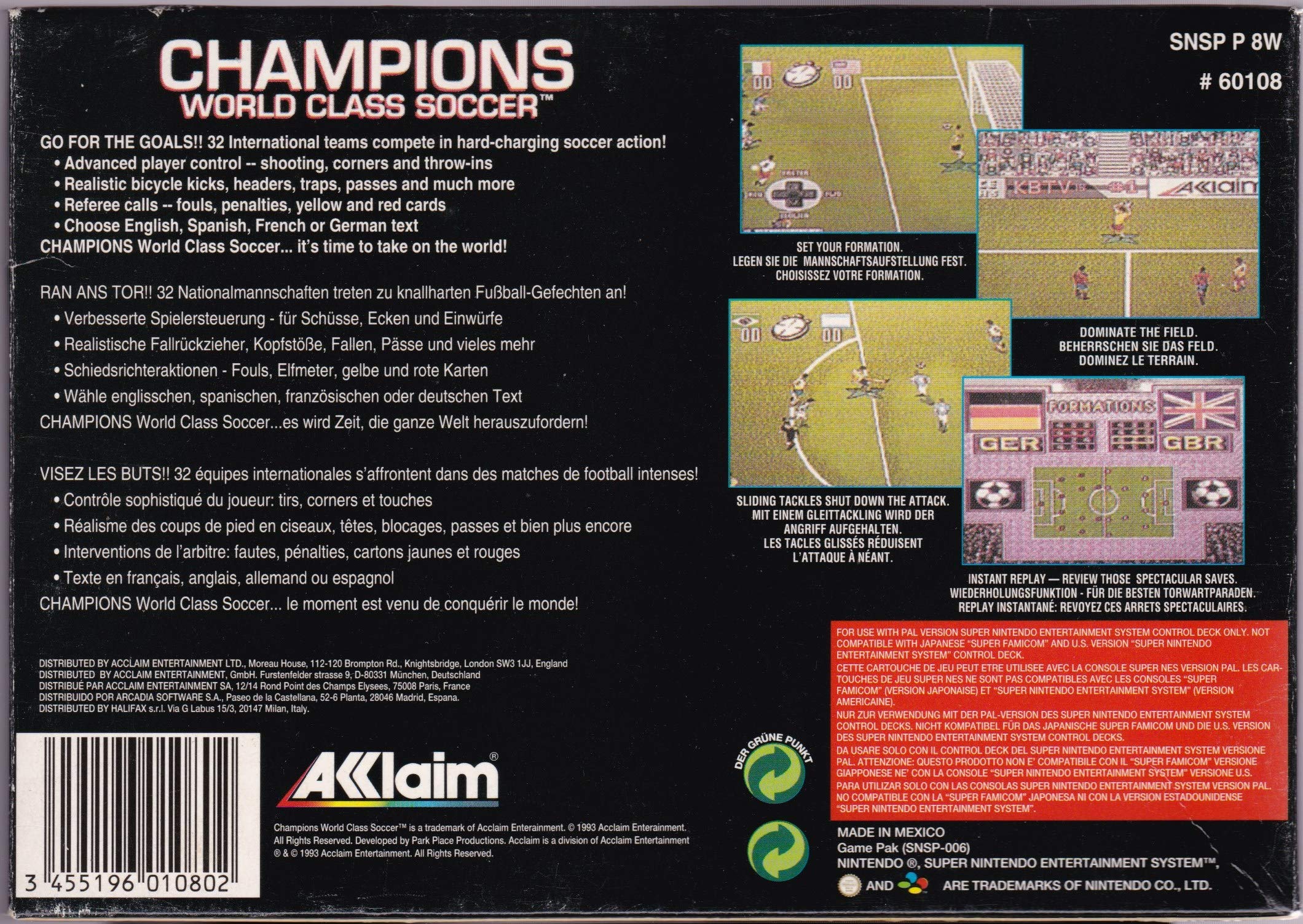 Amazon.com: Champions World Class Soccer : Video Games