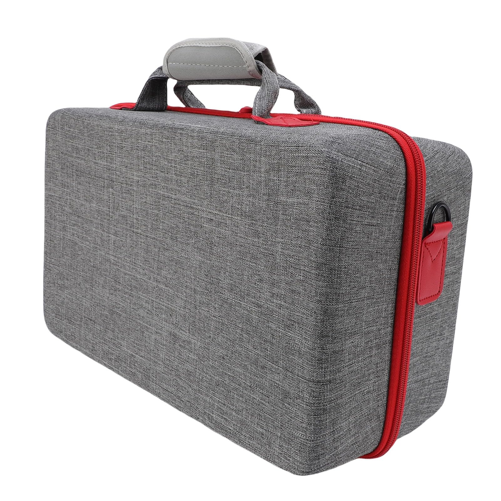Custodia Rigida per Console SLIM Custodia Rigida per Viaggi, Controller, Cuffie, Cavi USB, Nylon Impermeabile per Giocatori (GRAY)