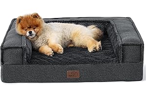 Frisco Plush Orthopedic Front Bolster Cat & Dog Bed w/Removable Cover