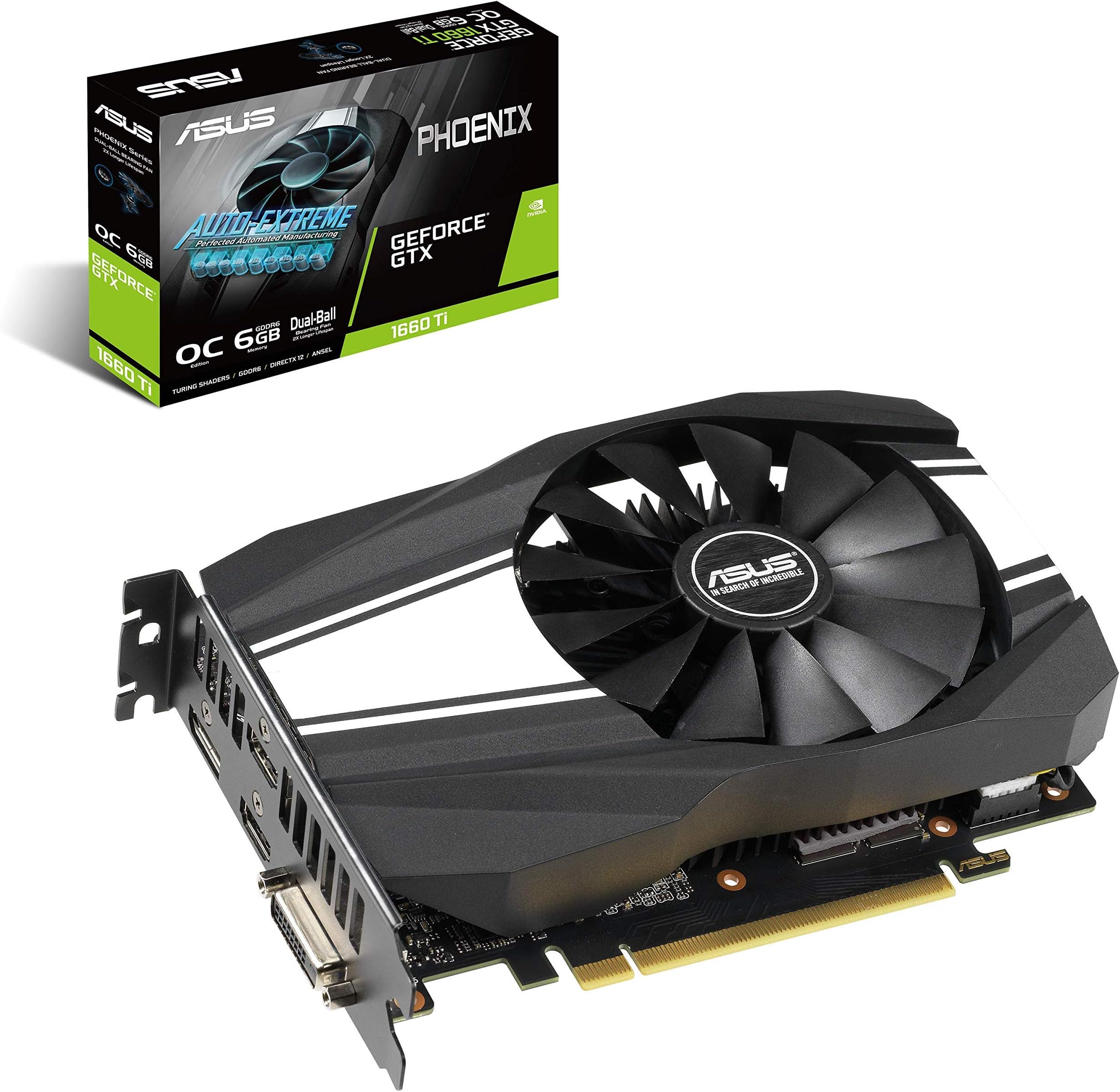 Asus Geforce Gtx 1660 Ti 6gb Phoenix Fan Overclocked Edition