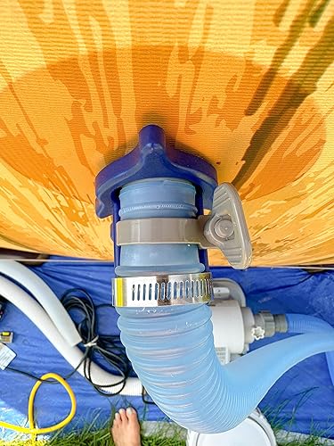 Miniatura 6 de Soporte de manguera de piscina sobre el suelo, 2 unidades, soporte de tubo de filtro de 1.5 pulgadas, soporte de soporte de aspiración Intex,