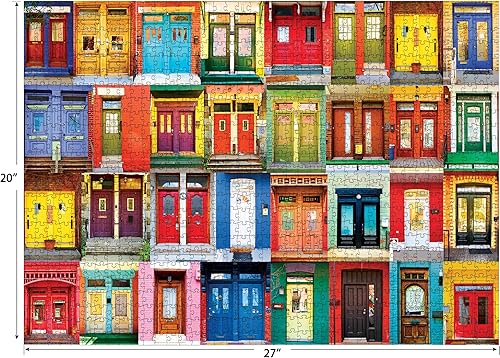 Miniatura 4 de KODAK PREMIUM PUZZLES - Rompecabezas colorido con puertas de Montreal, multicolor
