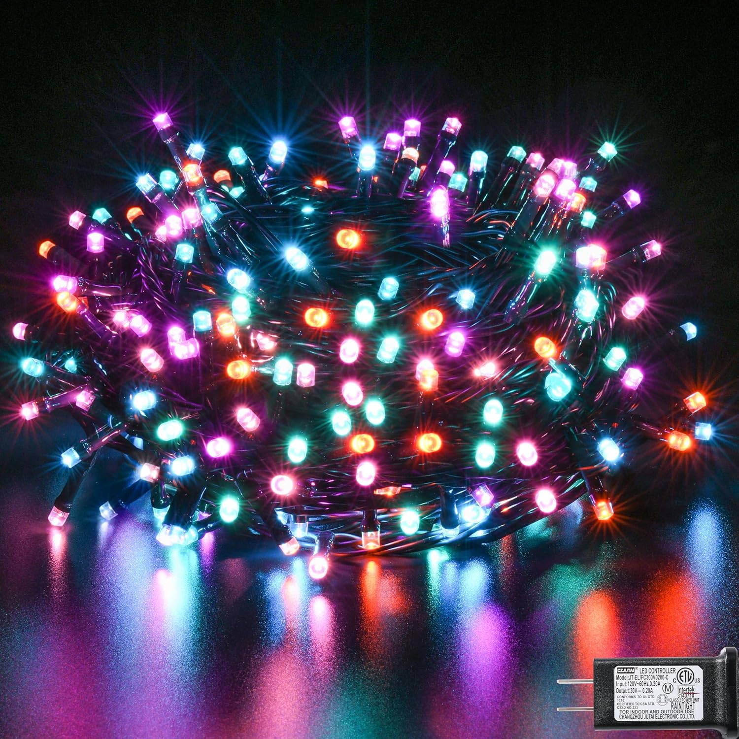 Easter Lights Outdoor Decoration, 66ft 200 LED Pastel Easter String