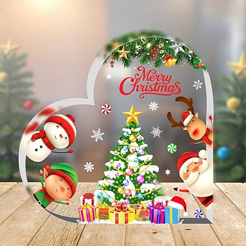 Miniatura 2 de Decoración de Navidad para interiores, linda decoración de Navidad, letrero de mesa para manto, escritorio de oficina, estante, regalos en forma de