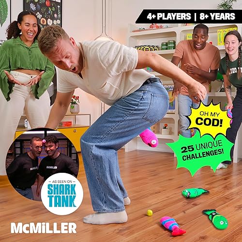 Miniatura 2 de Fish Fight – Divertido juego de fiesta de peces para familias y niños | Fiesta en interiores y exteriores, actividad de playa y jardín | Divertido