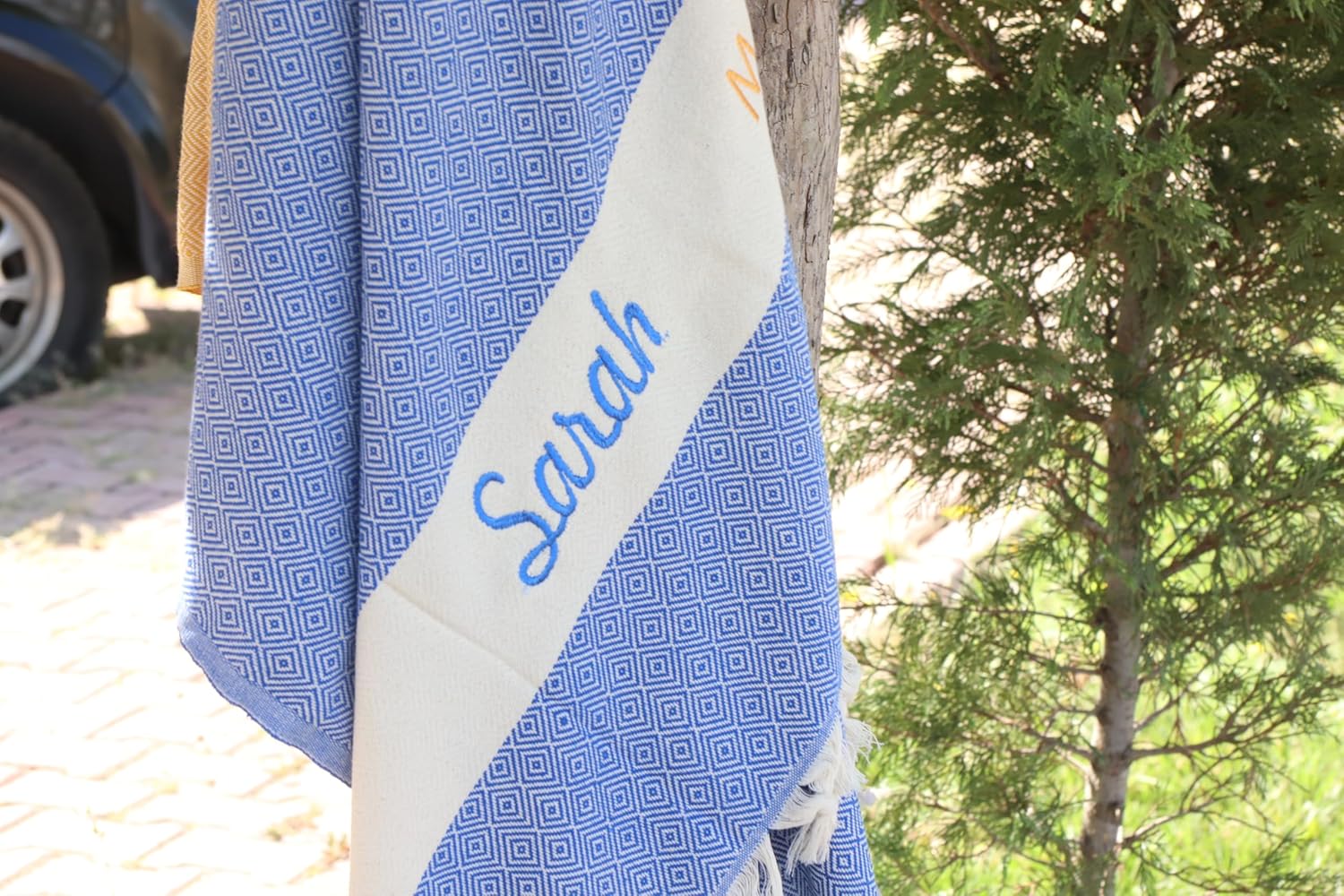 Set of 6, 40x70 Personalized Beach Towel, Bachelorette Party Favor, Bridal Party, Personalized Gifts, Gift for Her, Girls Trip, Beach Blanket, Custom Towel