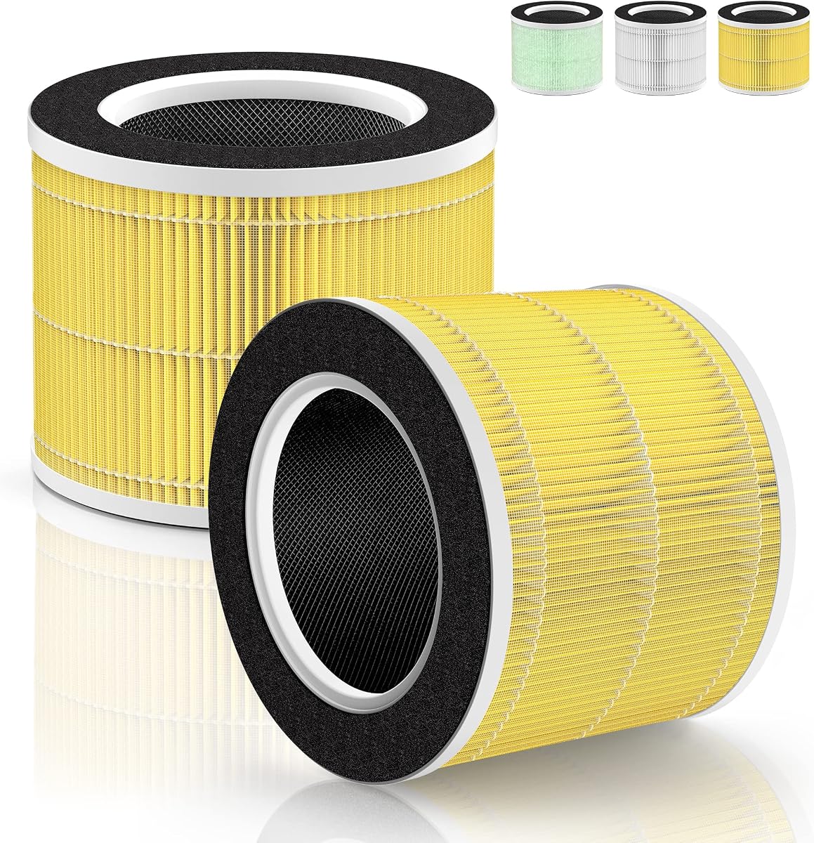 RP-AP088-F1 Filters Replacement for RENPHO Air Purifier Replacement Filter | Pet Allergy Filters Compatible with RENPHO Air Purifier RP-AP088B RP-AP088W and RENPHO Filter Replacement RP-AP088-F2, 2-Pack