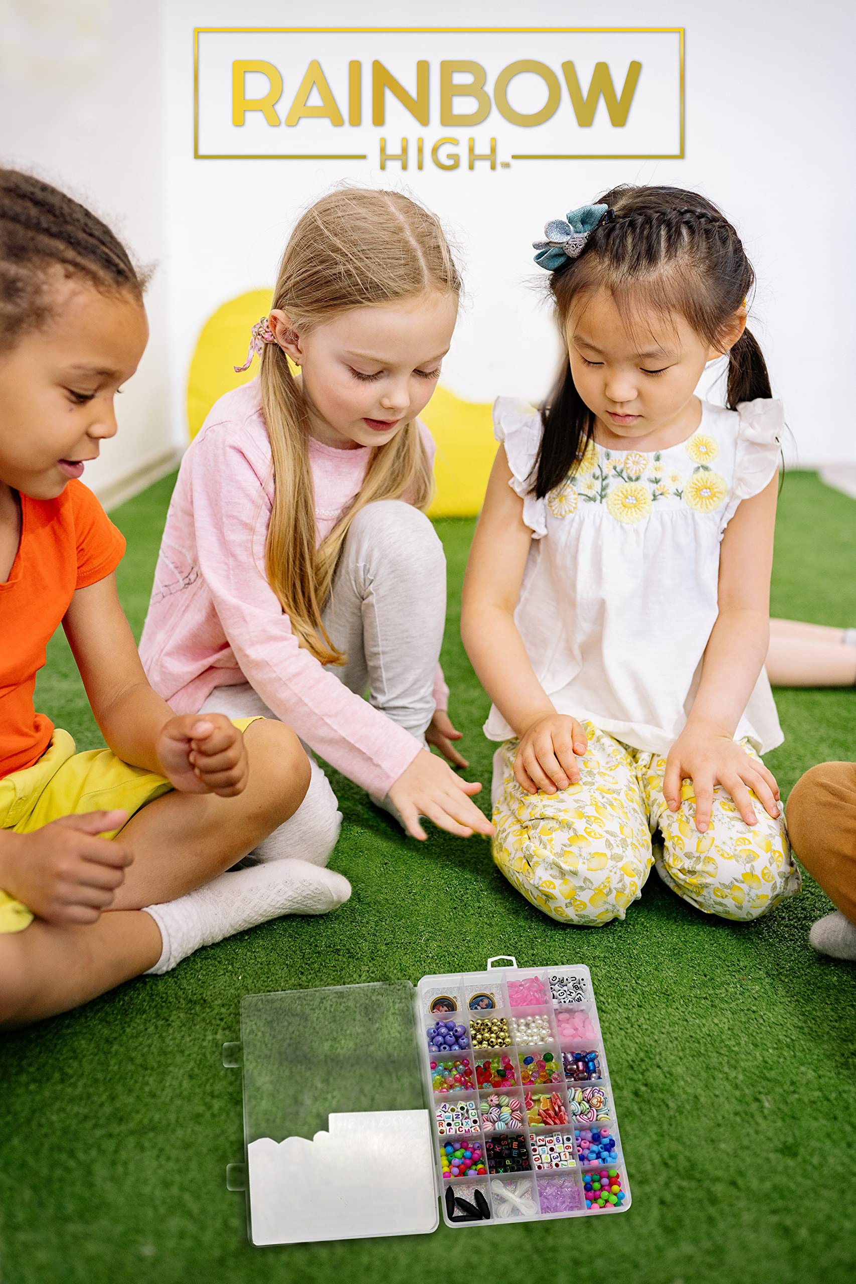 CYPBRANDS Aktówka 600 sztuk do tworzenia bransoletek Rainbow High, różne