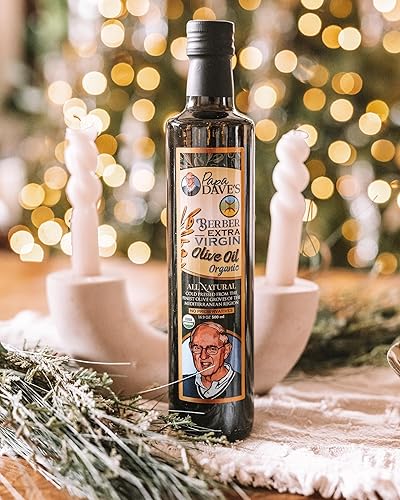 Miniatura 15 de Papa Dave's Aceite de oliva virgen extra orgánico certificado por USDA, contiene polifenol primero prensado en frío, aceite de oliva rico